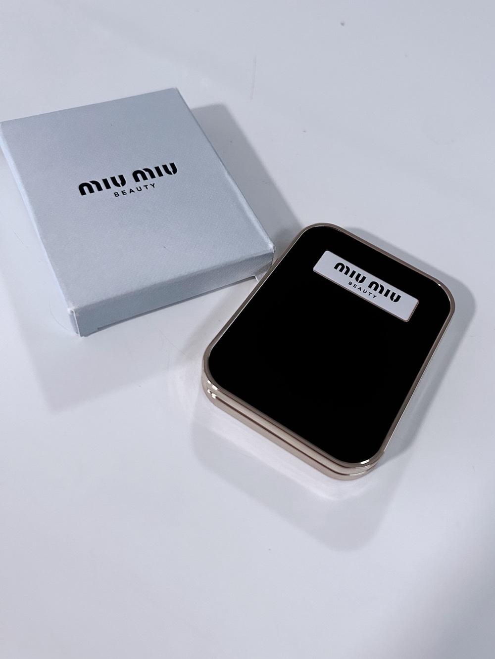 Miumiu beauty Compact Mirror - Black - Picture 3 of 8
